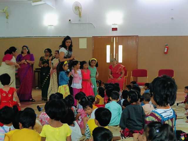 Children singing songs