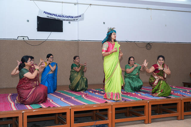 Teachers traditional dance on krishna