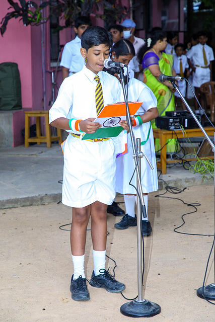 7.Welcome Speech by Surya P. of Class VII