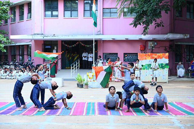 18.Yoga Display by Boys Class IV