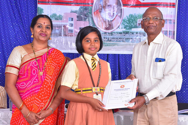 12. Pushyami B.V. of class V - III place 