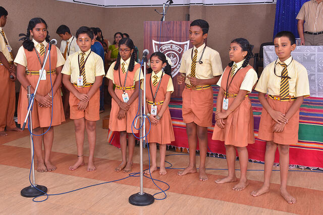 4.Invocation by the students of Primary Section