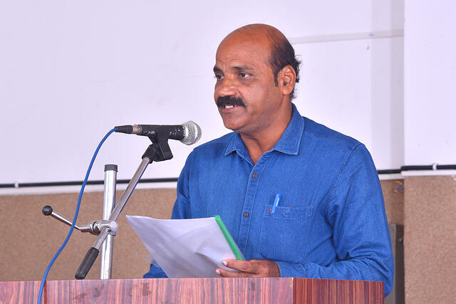 7.Welcome speech by Mr. Ramesh H.S., Principal, High School 