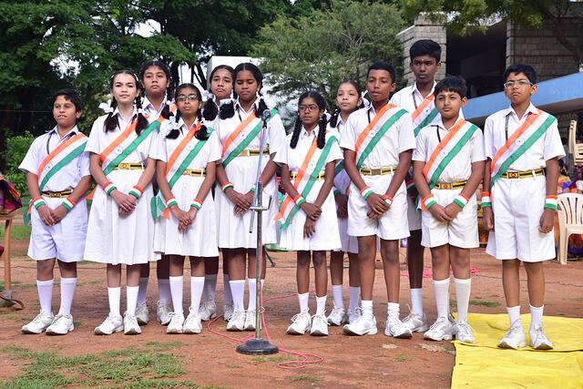 2. Patriotic song by Primary students