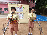 2. Welcome speech by Laksh Simha A. Urs and Yatharth Brahmeri