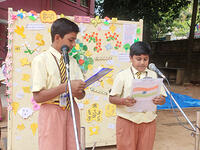 1. Anchors - Sathvik Acharya and Virat Gowda of Class 7