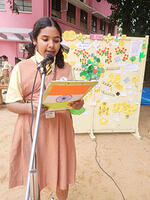 4. Welcome speech by Ananya P. Kulkarni of Class 7