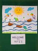 Welcome bulletin board