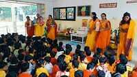 Explaining the significance of Kannada rajyotsava