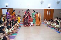 Foot step of little krishna 