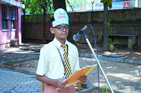 2. Welcome Speech by Anikait Nagaraj Kote of Class VII