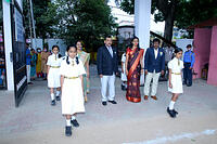 2.Arrival of the Chief Guest-Jr.Warrant officer Shatrughna Prasad Singh IAF( Retd.)