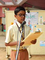 13.Vote of Thanks by Anikait Nagaraj Kote of Class VII