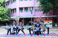 15.Yoga Display by Girls of Class IV