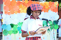 9.Introducting the Chief Guest by Kriti D M of Class VII