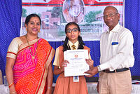 16.Poorvi Prasad P.H. of class VII - I place