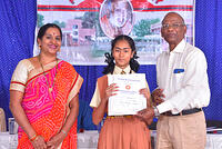 18.Shravya L.C of class VII - III place